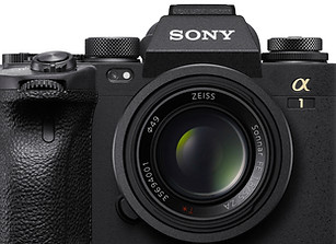 Black Sony Alpha camera with lens. Shop by Brand. theshutterbug