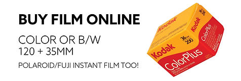 Buy film online: Color or B/W, 120 + 35MM, Polaroid, Fujifilm. Kodak ColorPlus film.