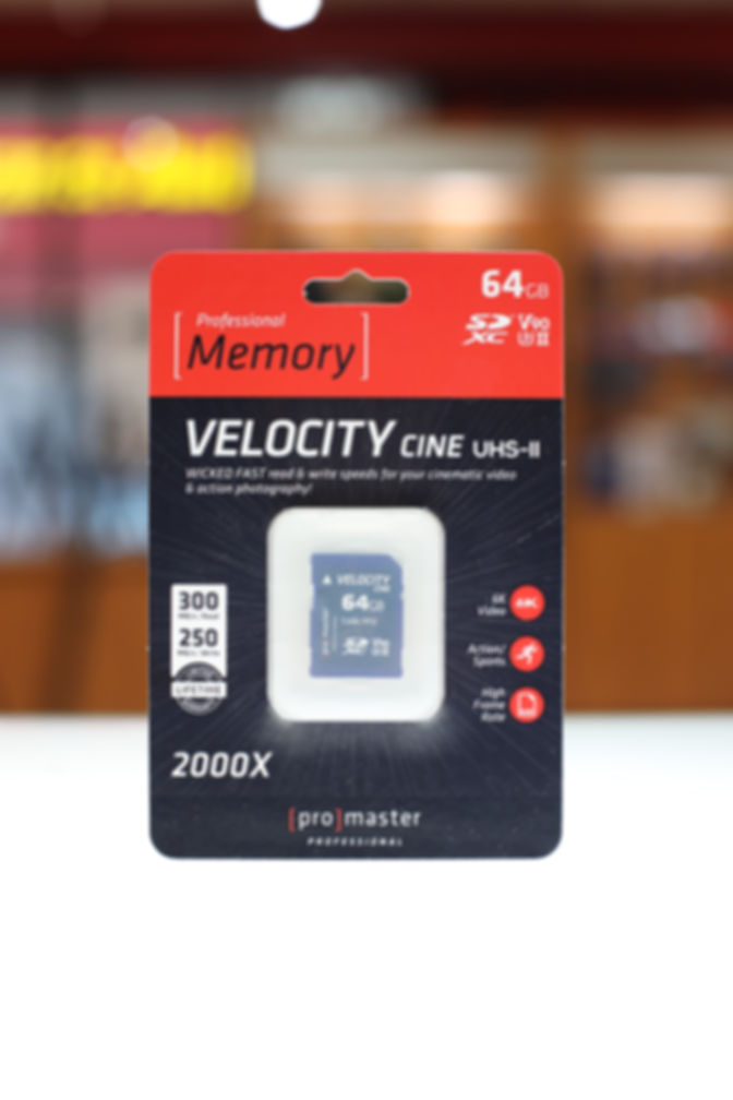 Promaster SDXC 64GB VELOCITY CINE Memory Card