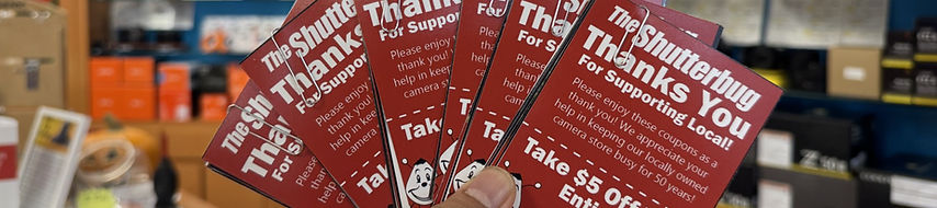 the shutterbug thanks you coupon booklets