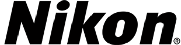 Black Nikon wordmark