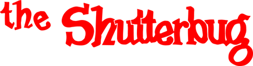 OLD SCHOOL SHUTTERBUG LOGO in red