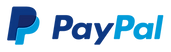PayPal Logo in blue color on a black background theshutterbug