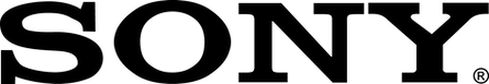 Sony wordmark in black